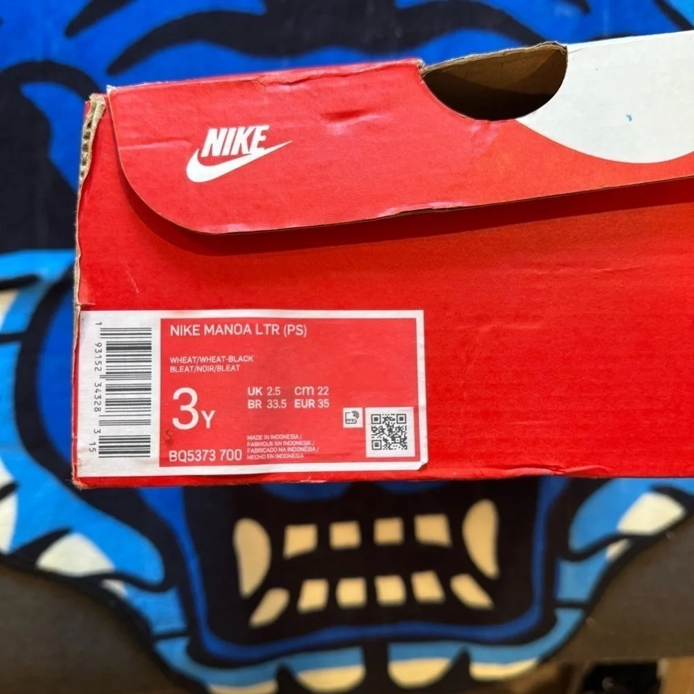 Kids Boys/Girls Brown Nike Manoa Boots Size 3Y Brand New